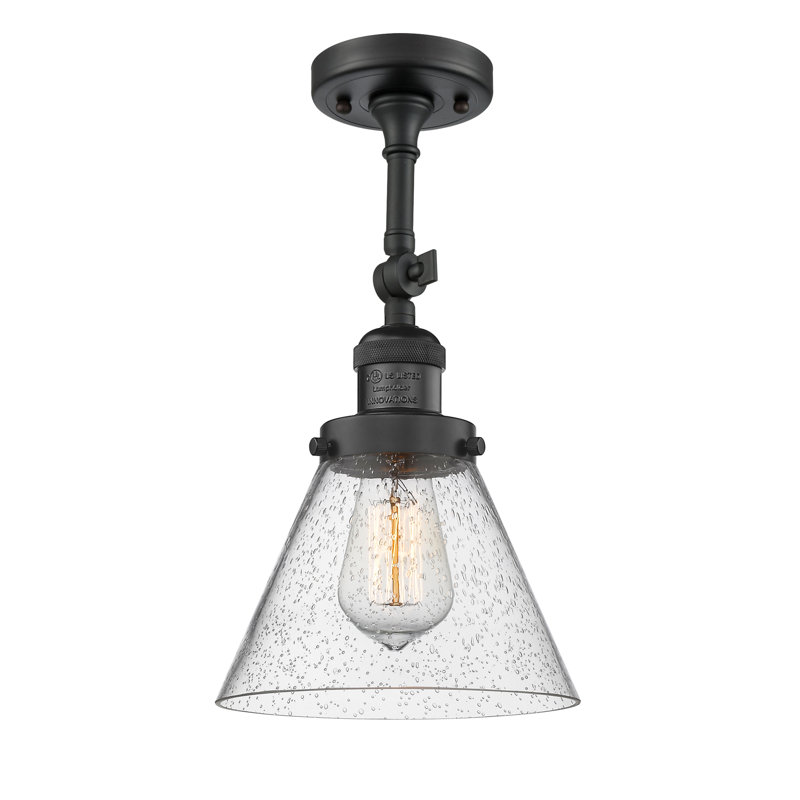 Cone 2 Light Tiltable Bath Vanity Light, Seedy, Matte Black, Bulb Not Included