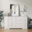 Buffet avec rangement, armoire de rangement moderne avec tiroir et portes, armoire d'appoint
