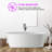 67" x 32" Freestanding Soaking Acrylic Bathtub