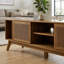 Meuble télé 67,9 po Mid-Century Rattan-174218246