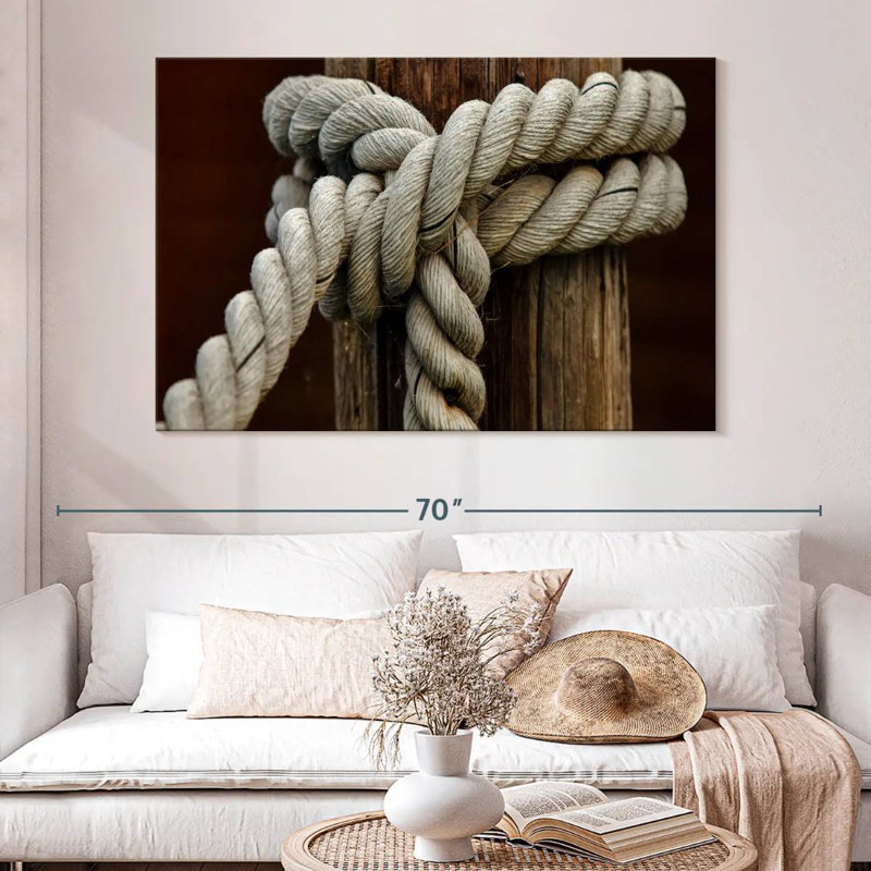 Aletra Rope Knot I, 8" H x 12" W
