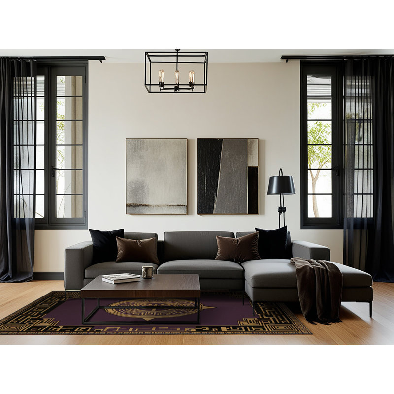 Classic Mosaic Rug, Rectangle 6' x 9'
