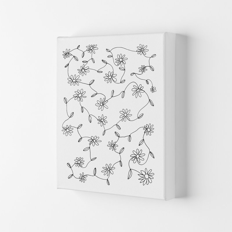 September Daisies by Carissa Tanton - Wrapped Canvas Print, 42cm H x 29.7cm W x 4cm D