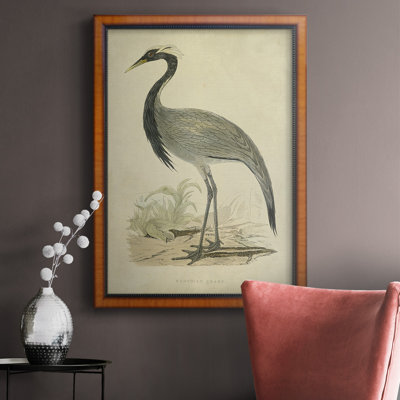 Toile avec cadre de qualité supérieure Morris Crane II - prête à être accrochée