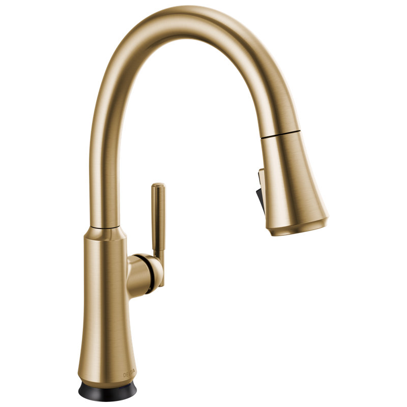 Touch2O Kitchen Faucet with Touchless Technology, Gold