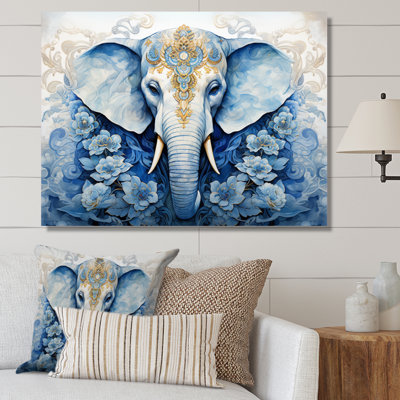 Hinduisim Elephant Majesty - Hinduism Wall Art