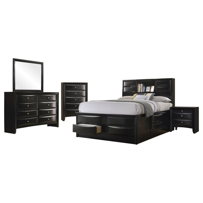 Ensemble de chambre à coucher 5 pièces Isabel
