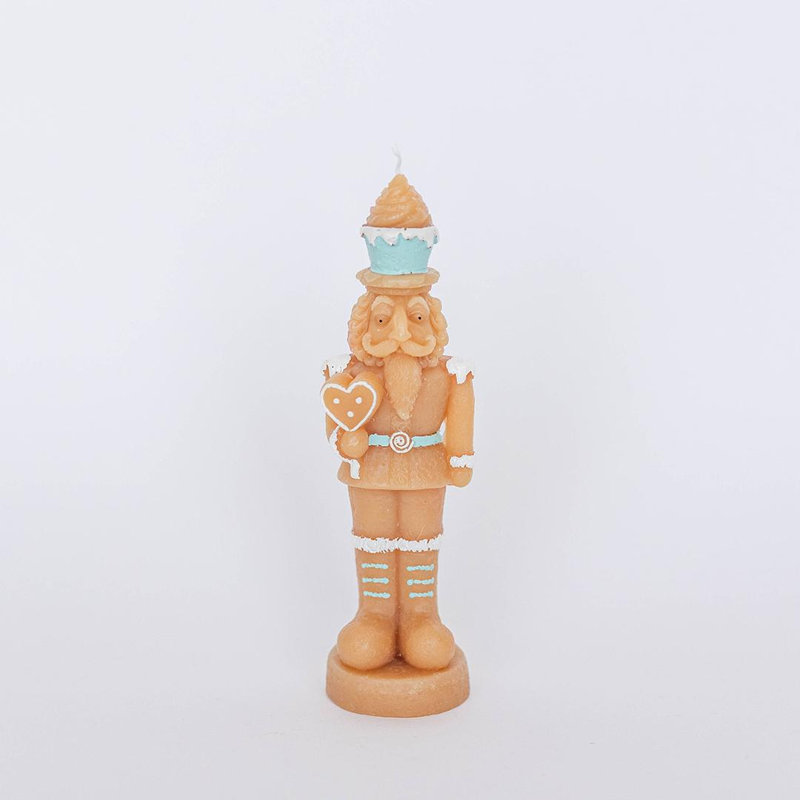 Nutcracker Wearing A Cupcake Hat Candle