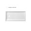 Base de douche simple Laredo l 60 po x P 30 po-92120739