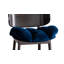 Fauteuil d'appoint capitonné bleu