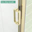 Porte de douche sans cadre l 44 à 48 po x H 76 po avec verre trempé transparent de 1/4 po-109700252