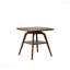 Tablette de rangement moderne en bois avec finition noyer