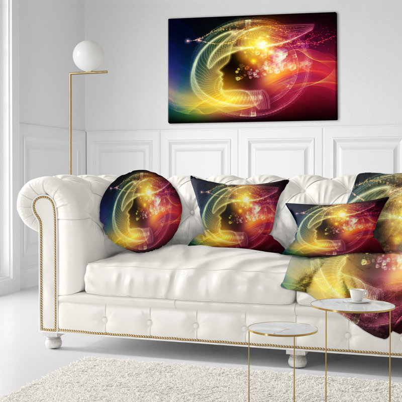  Coussin lombaire abstrait