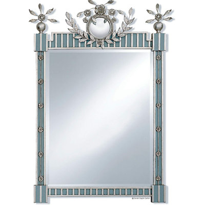 Isabella Wood Flat Wall Mirror