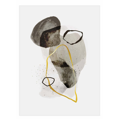 Abstrait Infinite Balance III, reproduction d'art moderne sans cadre Mid-Century