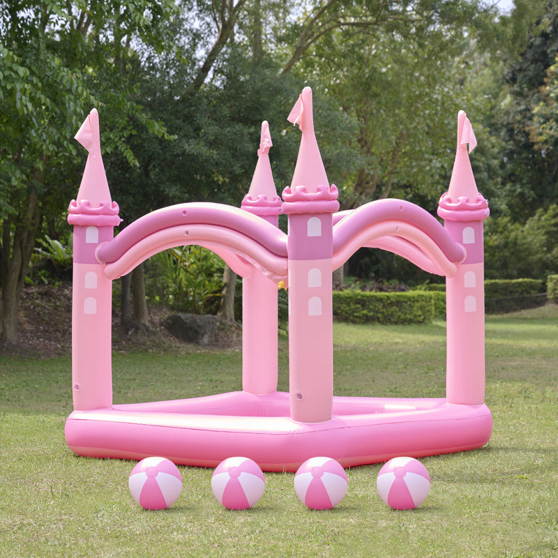 Teamson Kids Inflatable Castle with Kiddie Pool