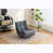 Similicuir gris foncé est en rupture de stock