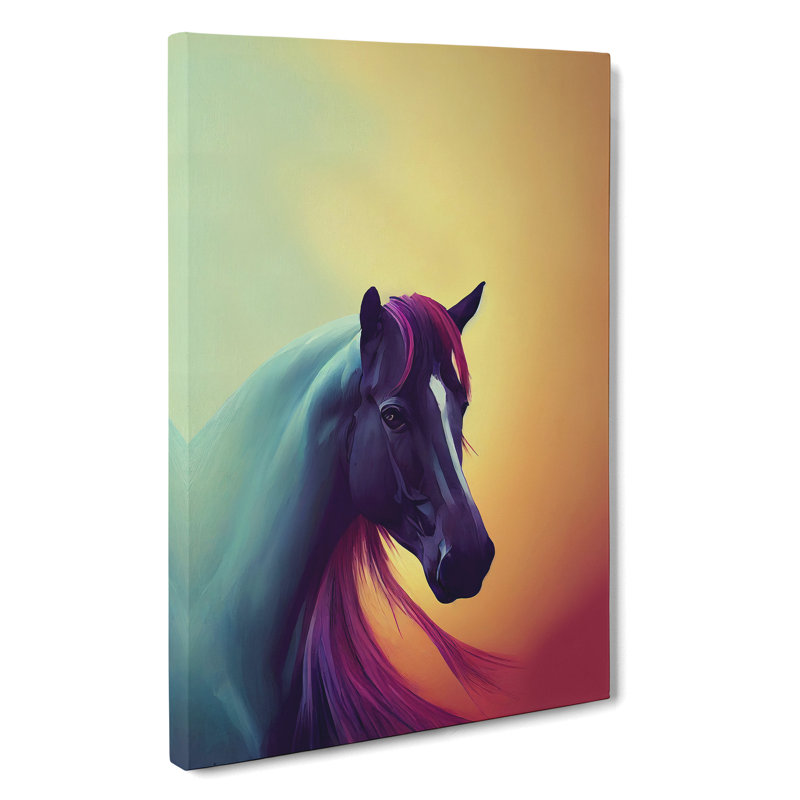 Mystical Horse - Wrapped Canvas, 50cm H x 35cm W x 3cm D