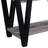 Antique Grey & Black Rectangular Table For Home Use Stylish In And With Decorative Function
