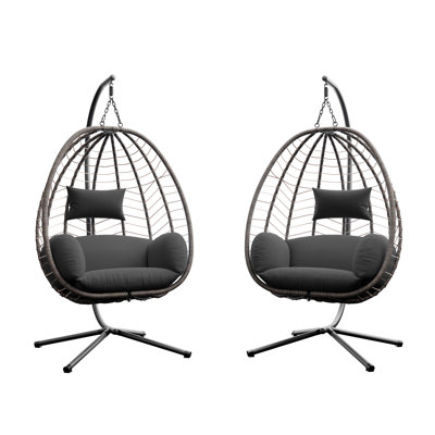 Chousein Egg Chair with Stand for 2 Person