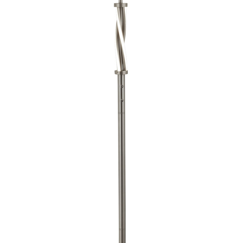 Almond 152cm Chrome LED Traditional Floor Lamp