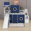 Lit mezzanine double avec tente et tour-340305658-340305661