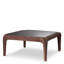 Coffee Table Quentin Oxidized Look Black Glass