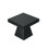 Table de poker carrée noire en bois massif
