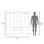 Armoire Maya, chambre, blanc