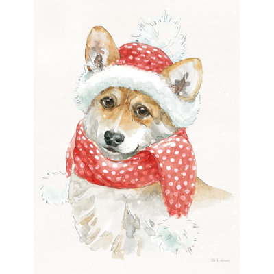 «Winter Paws III on Canvas» par Beth Grove, reproduction