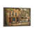 Toile avec cadre gris