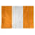 Orange ambré / blanc