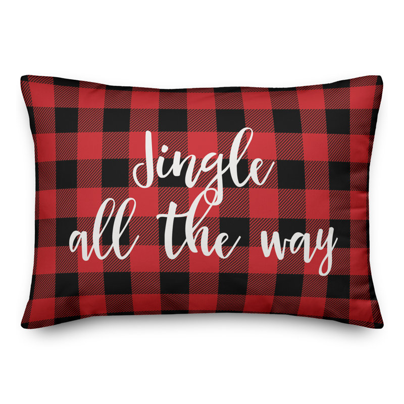  Coussin lombaire à carreaux Jingle
