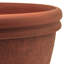 Pot de fleurs en composite avec soucoupe Kern-712620204