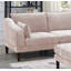 Magnifique ensemble modulaire modulaire 5 pièces, 2 fauteuils à un accoudoir, 2 accoudoirs, 1 repose-pieds, tissu Morgan-121051835