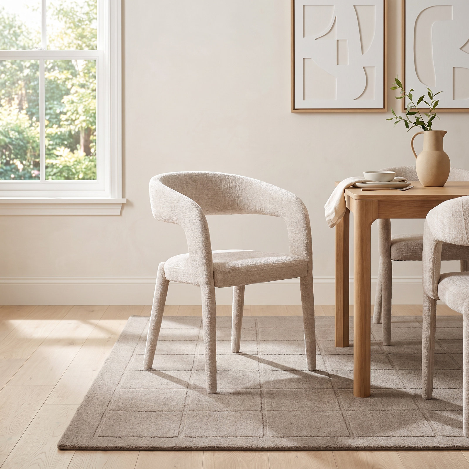Faerron Armchair, Light Gray