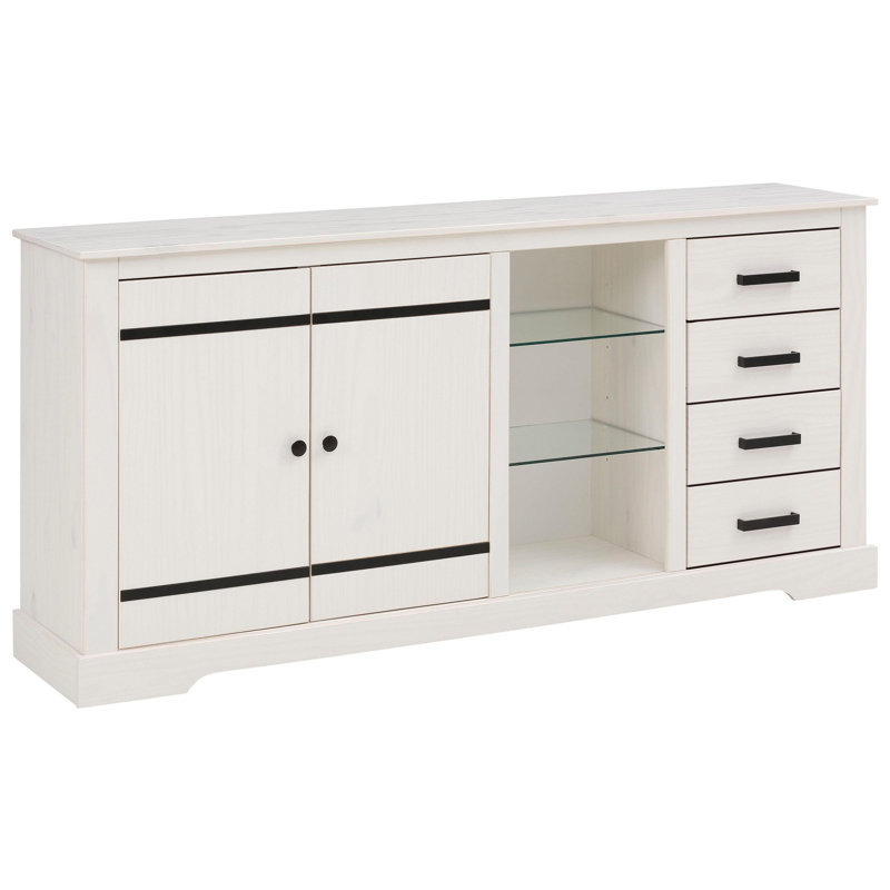 Brookville 170cm Sideboard, White Lacquer