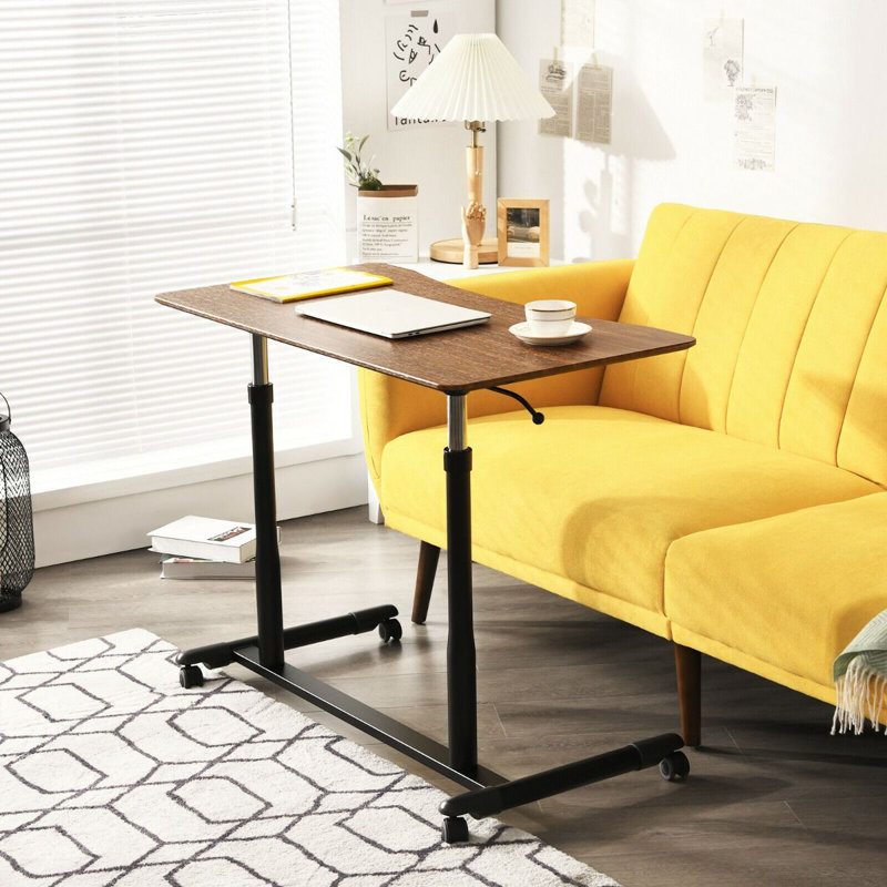 Adjustable Metal Base Computer Desk
