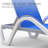 Patio Chaise Lounge Adjustable Aluminum Pool Lounge Chairs with Arm All Weather Pool Chairs for Outside,in-Pool,Lawn (1 Lounge Chair)-129131959-129131960