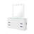White Vanity Set With Stool For Bedroom-1003021614