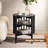 End Table With 3-tier Storage Shelves-489825230