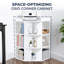 Armoire de coin Birta avec ports USB et prises de courant-474810228