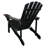 Adirondack Chair -black