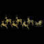 vidaXL LED Reindeers with 40 LEDs PET-832484911