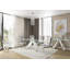 Clear Glass Dining Table
