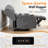 Havya Power Recliner Home Theater Chair with Cup Holders Built-in USB Port LED Lights