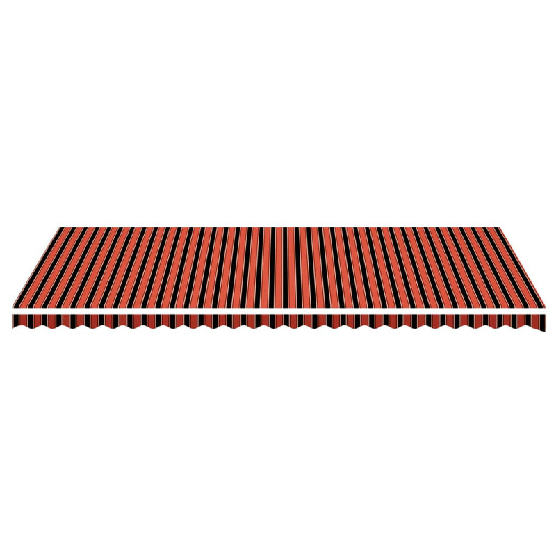 Awning Top Sunshade Canvas , 450cm W x 350cm D, Orange/Brown