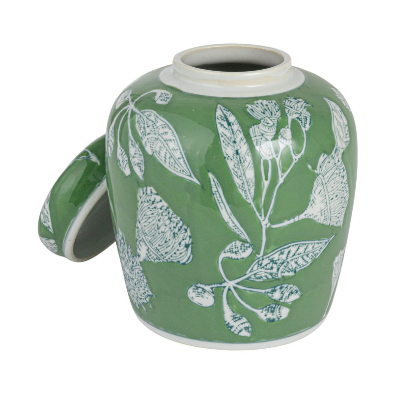 Pot à gingembre en céramique Chadwicks, Vert