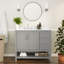 Ensemble de meuble-lavabo simple 36 po avec lavabo, armoire, tablette de rangement ouverte et tiroirs de rangement Caniya-1054957969-1045739432-1030700855