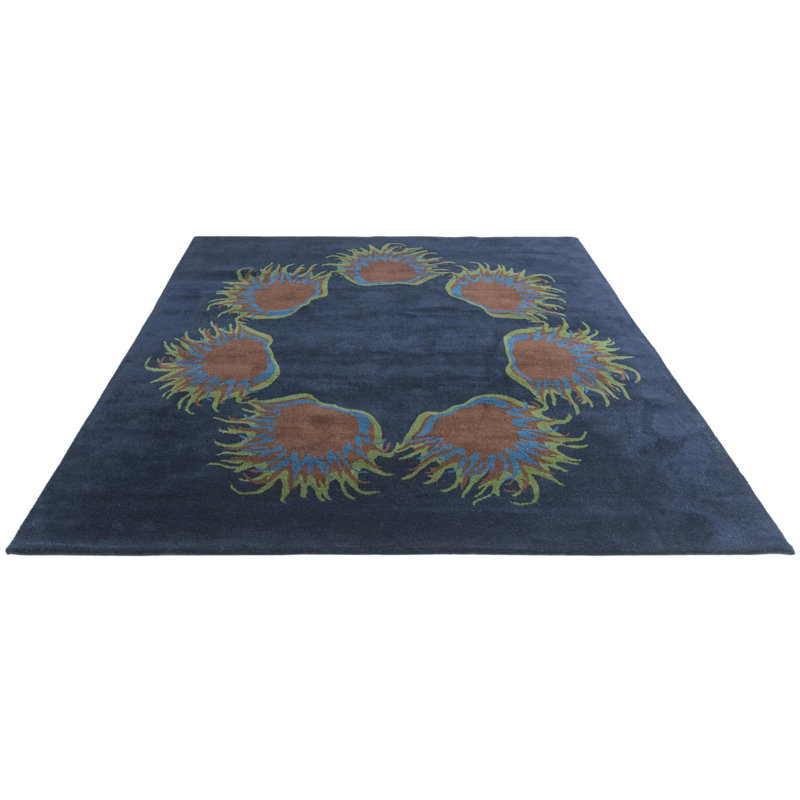 Tapis carré bleu marine Odenton